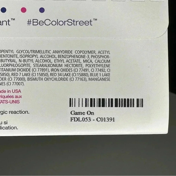 Color Street Overlay Game On Press On Nails Sports Hockey Tennis Baseball - Picture 3 of 3